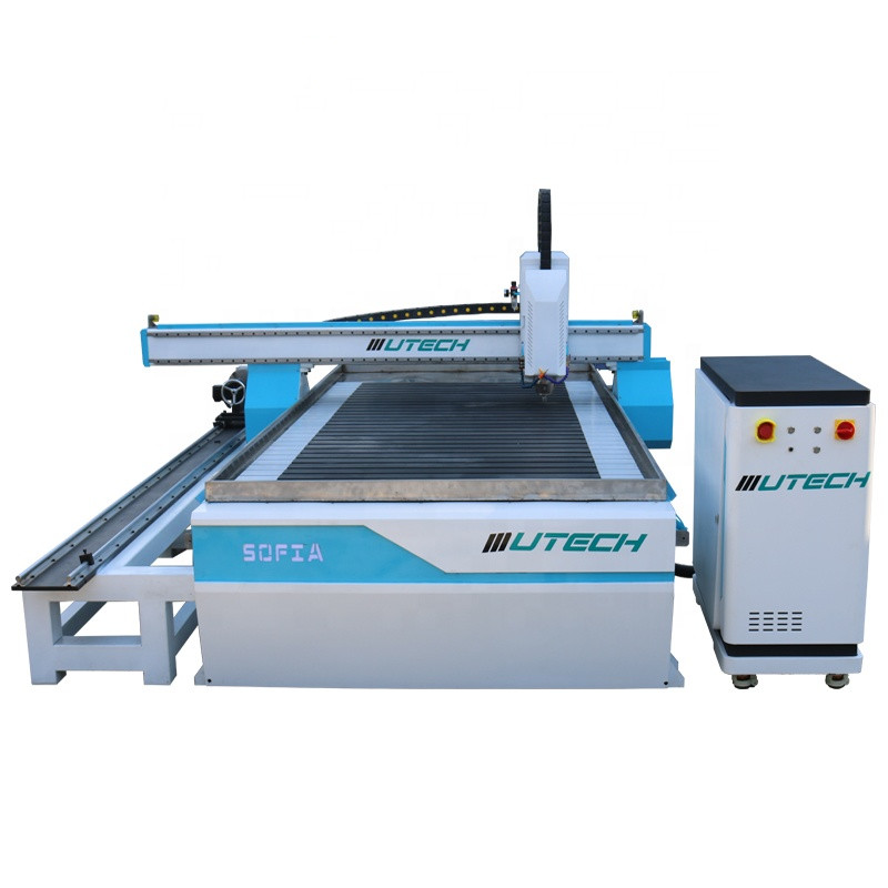 حار بيع 3D 4 محور ATC CNC آلة التوجيه