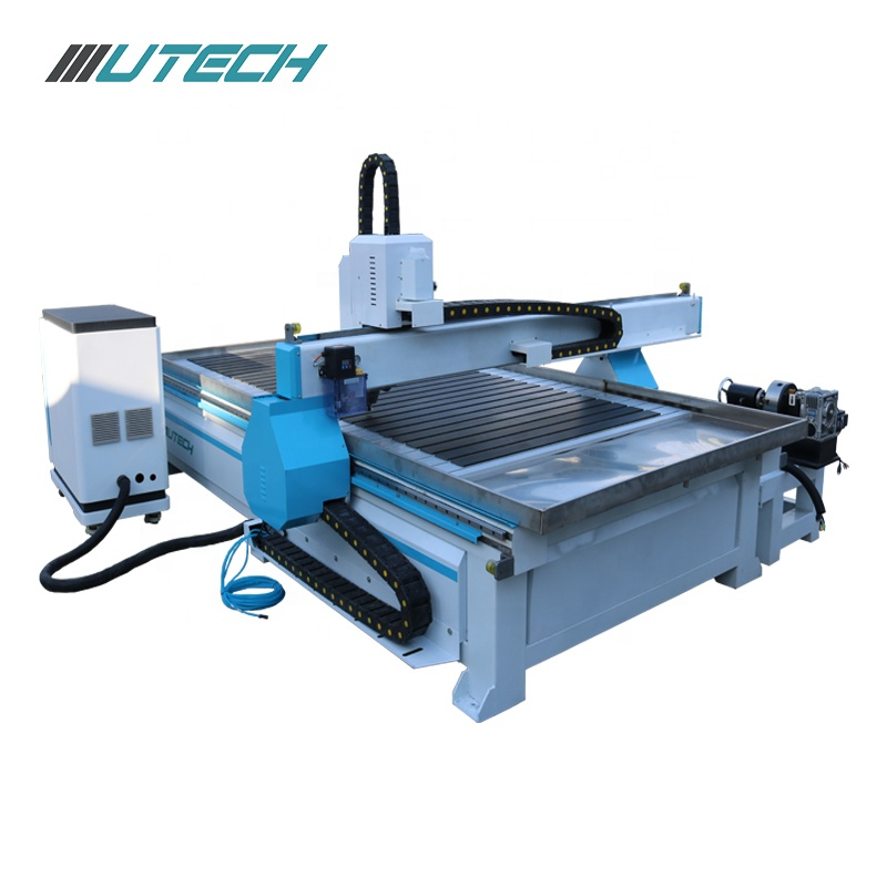 حار بيع 3D 4 محور ATC CNC آلة التوجيه