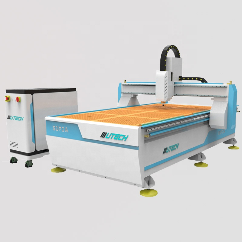 متعددة الوظائف 1325 ATC 4 * 8ft أداة أوتوماتيكية تغيير CNC آلة نقش الخشب باستخدام الحاسب الآلي